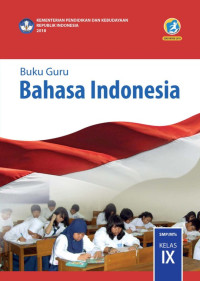 Image of Buku Guru Bahasa Indonesia Kelas IX